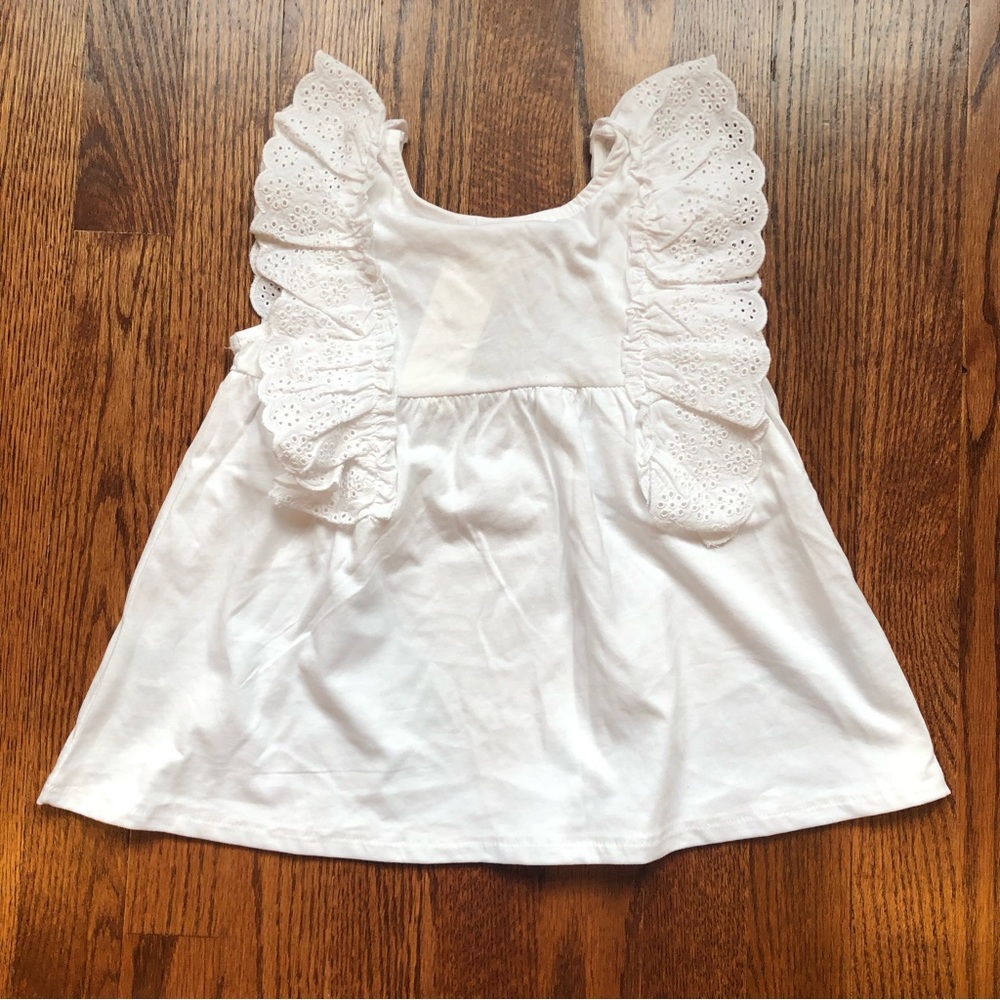 NEW Zara White Tank 3-4 Years